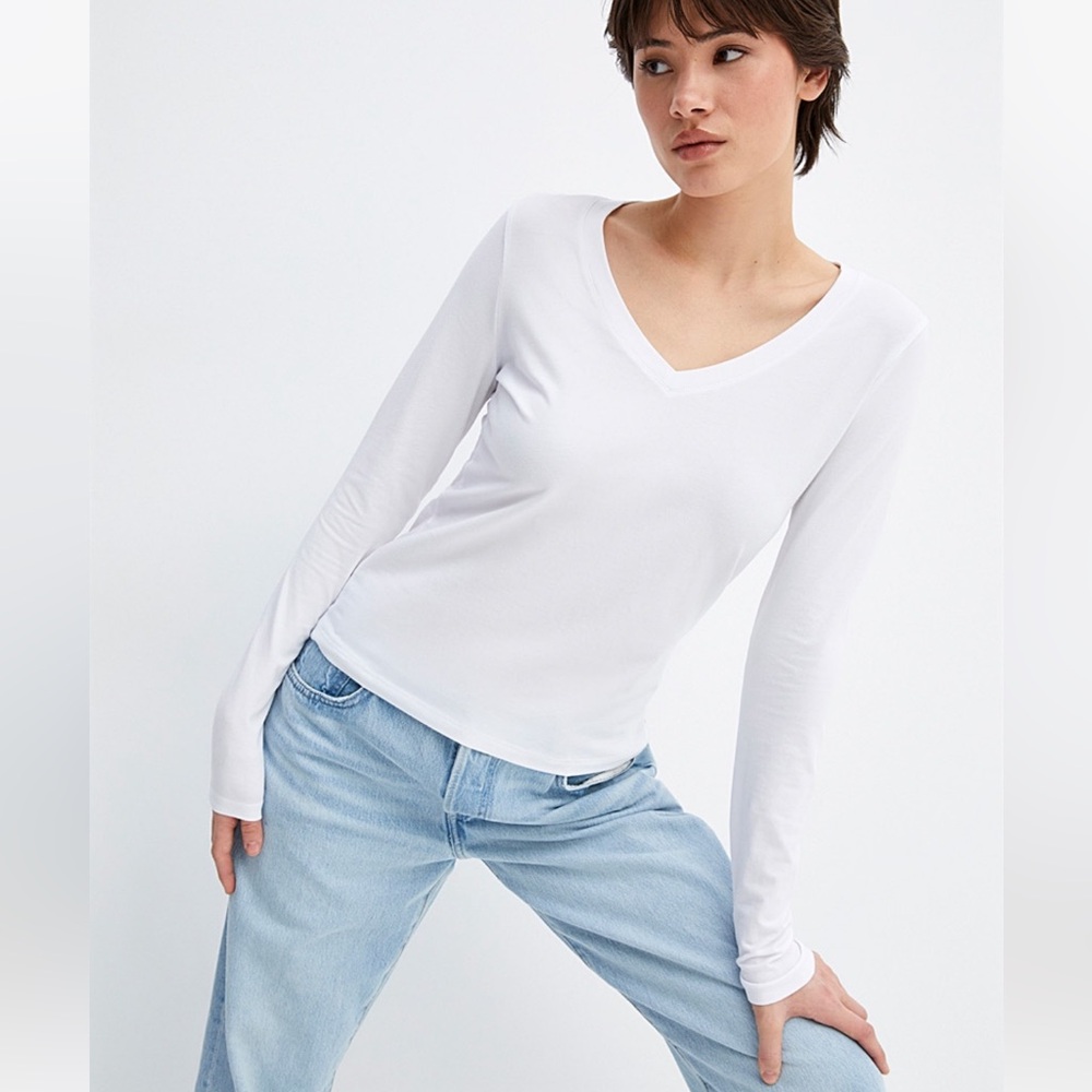 MISSLOOK V-Neck Long Sleeve